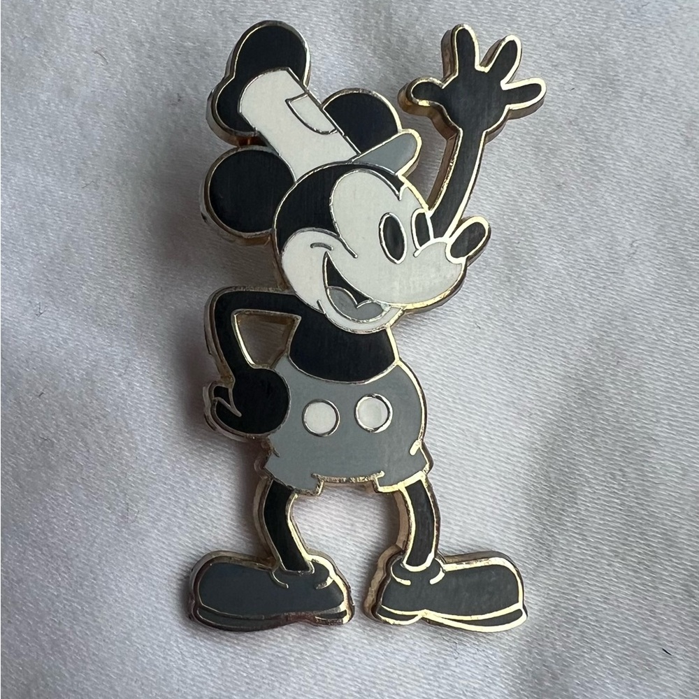 Steamboat Willie Mickey Mouse Enamel Pin